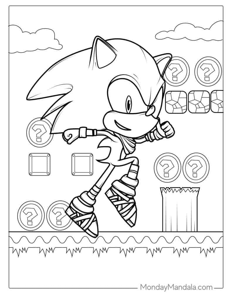 2D Super Sonic In Game