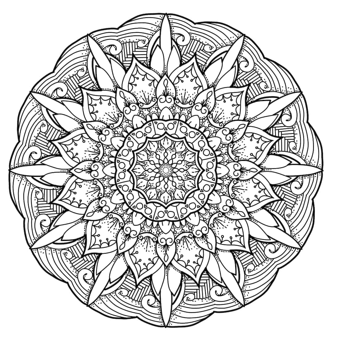 ancient blossoms mandala