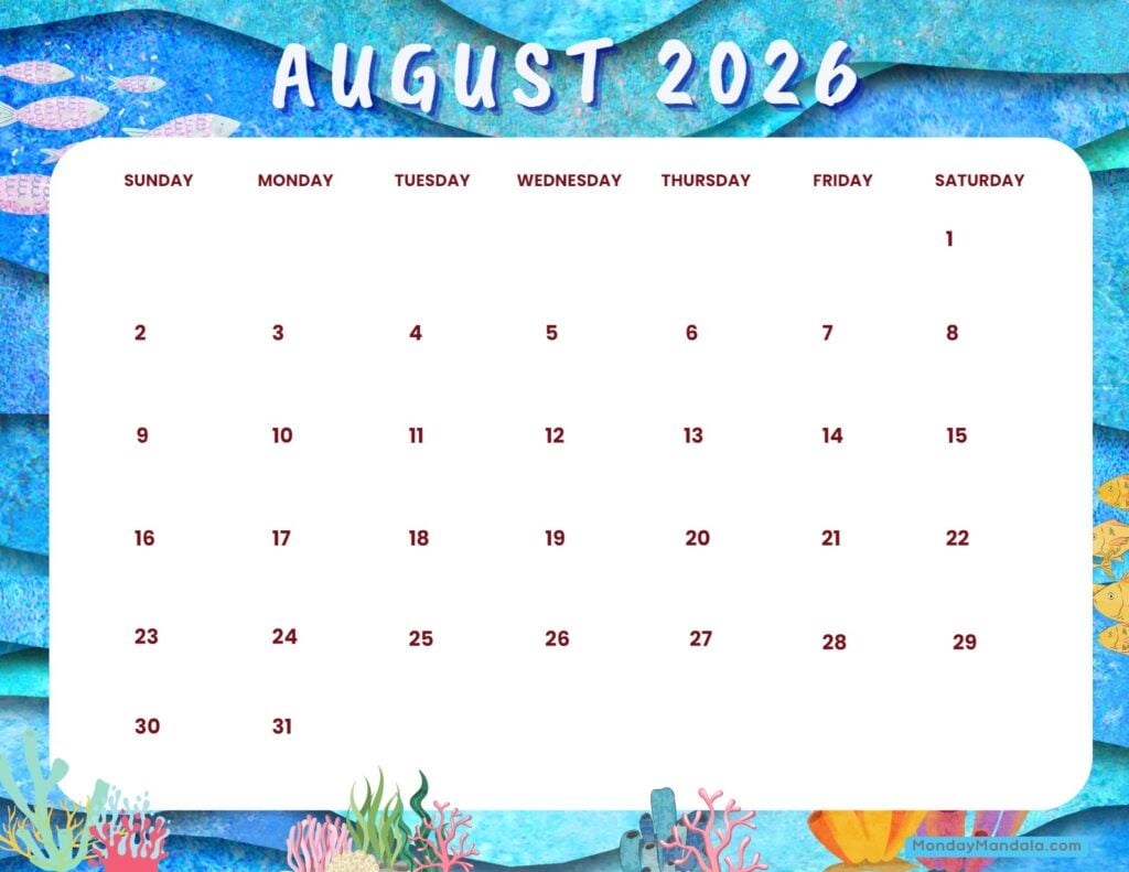 August-2026-Calendar-Printable-Ocean-Landscape