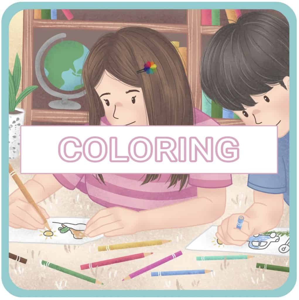 coloring pages for kids feature image homepage