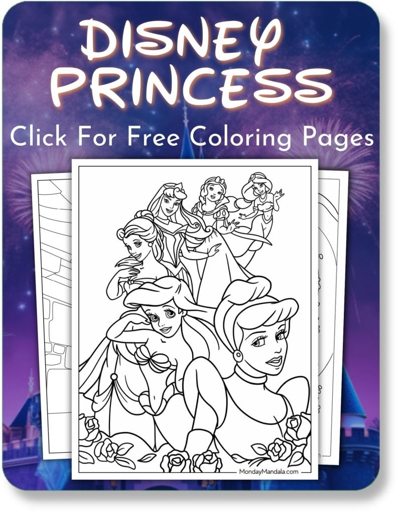 Disney Princesses Coloring Pages For Disney1