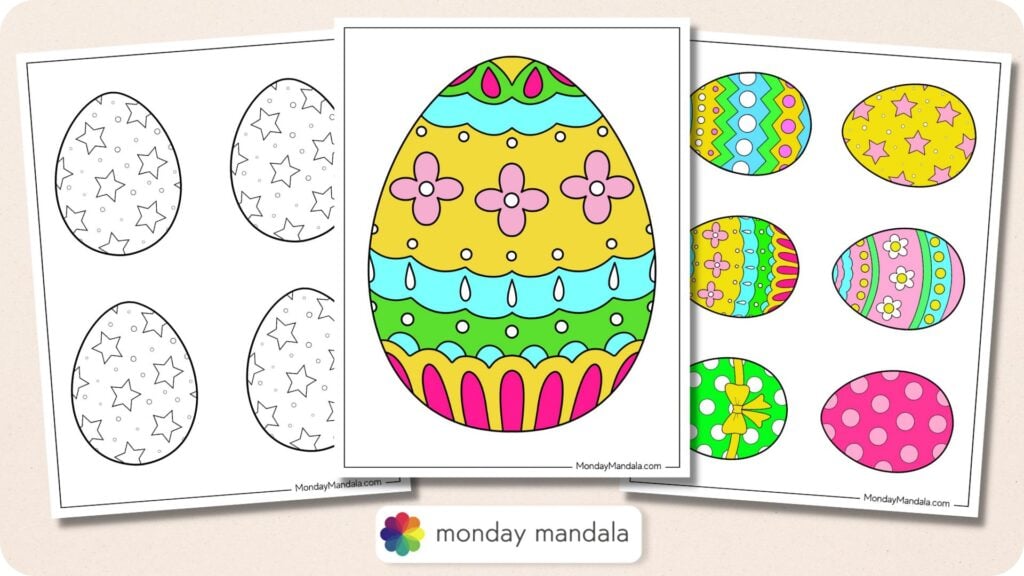 Easter Egg Template Featured Image