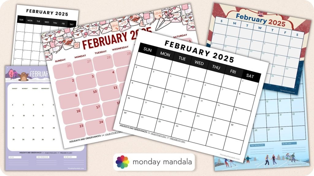 February-2025-Calendars-Featured-Image