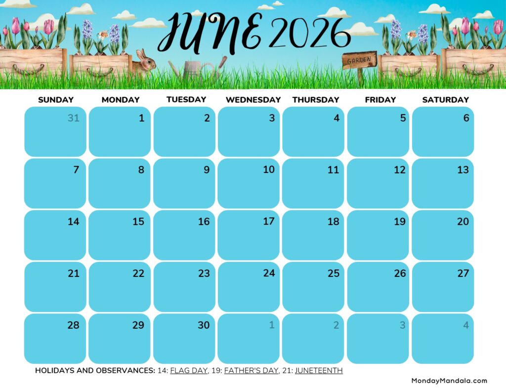June-2026-Calendar-Printable-Gardening-Landscape