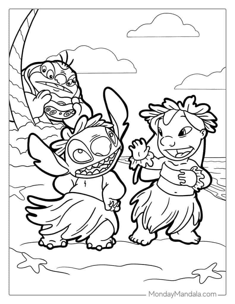 Lilo and Stitch Dancing With Jumba Hiding