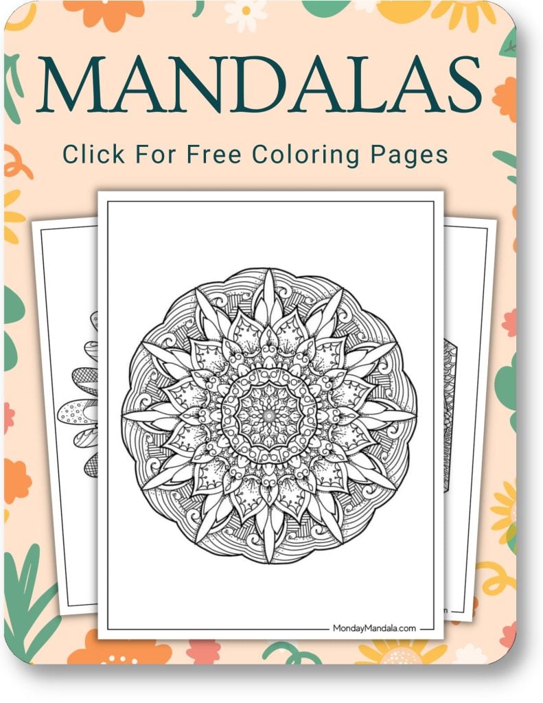 Mandalas Coloring Pages For Adults