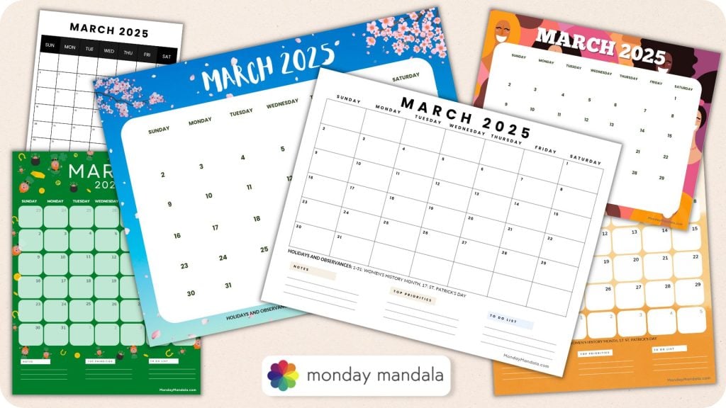 March-2025-Calendars-Featured-Image