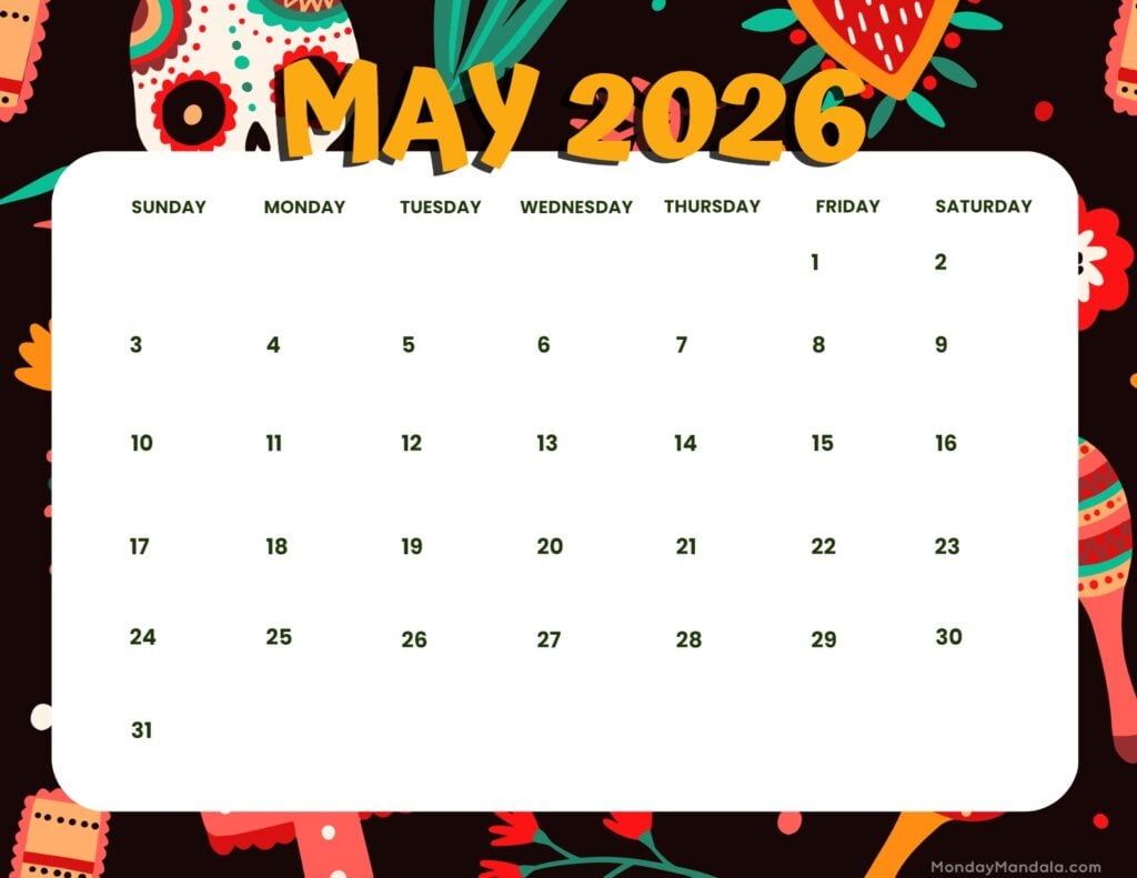 May-2026-Calendar-Printable-Cinco-de-Mayo-4-Landscape