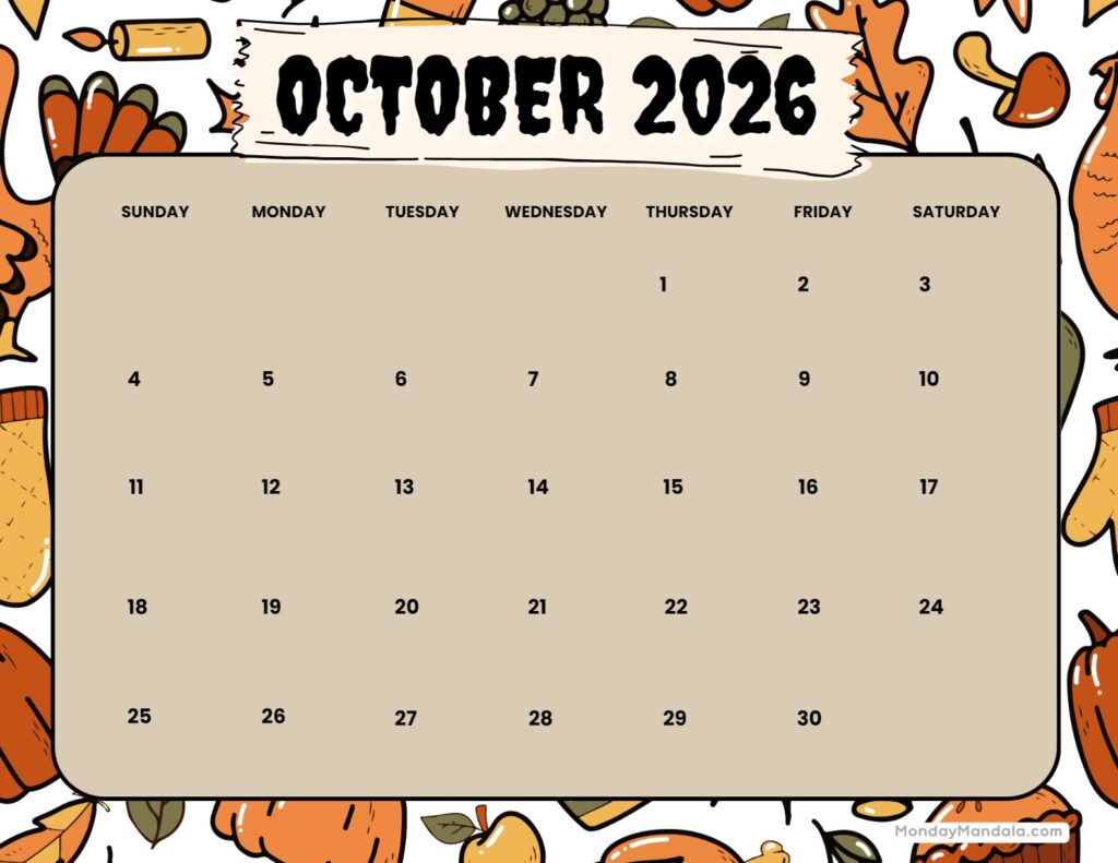 October-2026-Calendar-Printable-Autumn-Landscape