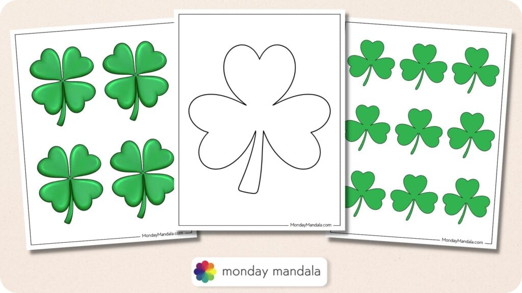 Shamrock And Four-Leaf Clover Templates Featured Image V2