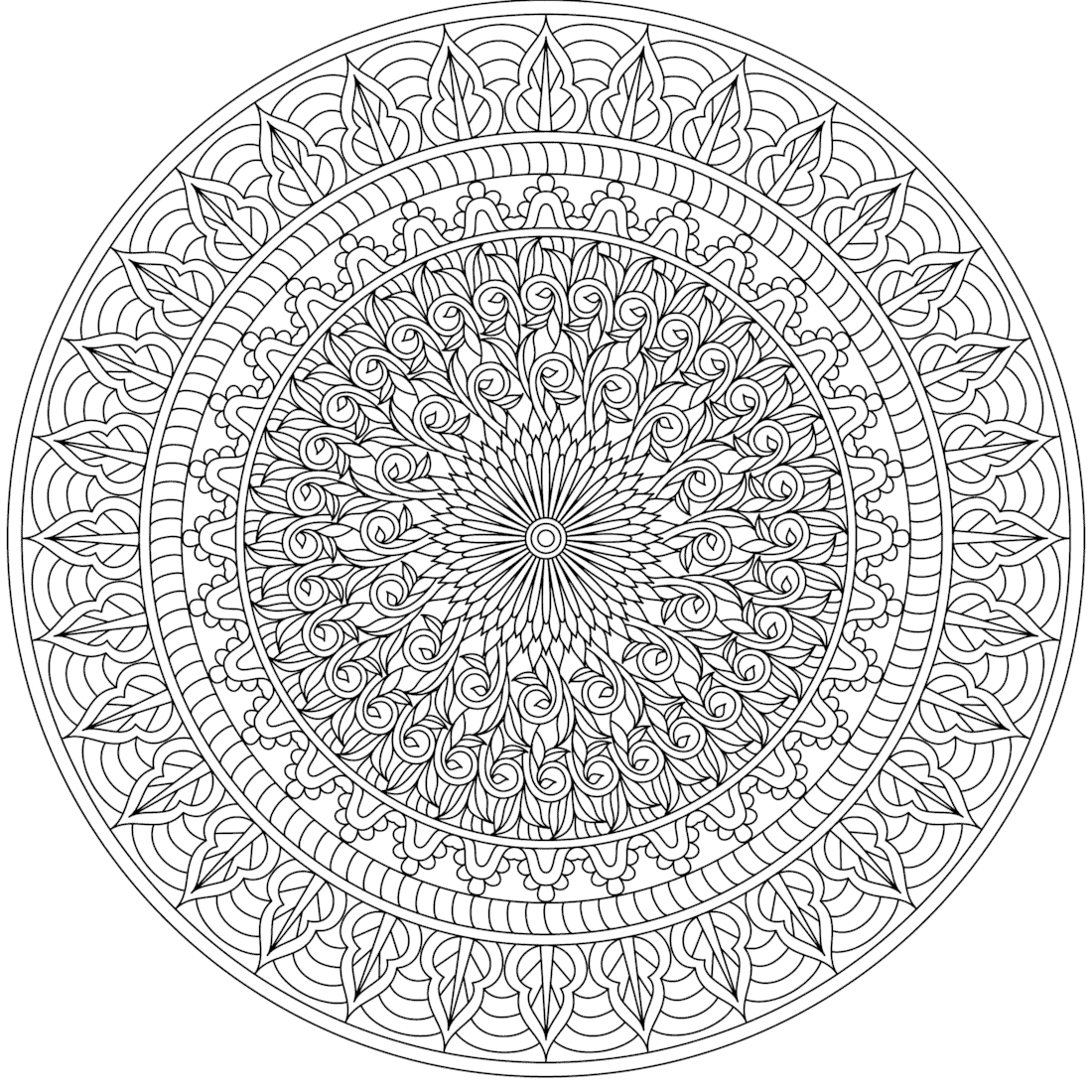 Autumn Joy Mandala