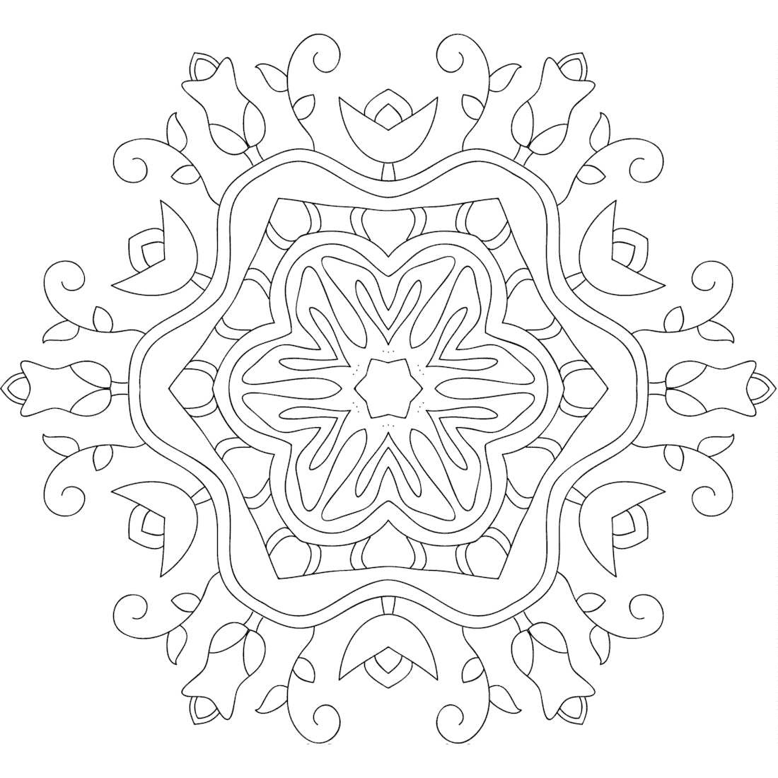 Calming Choices Mandala